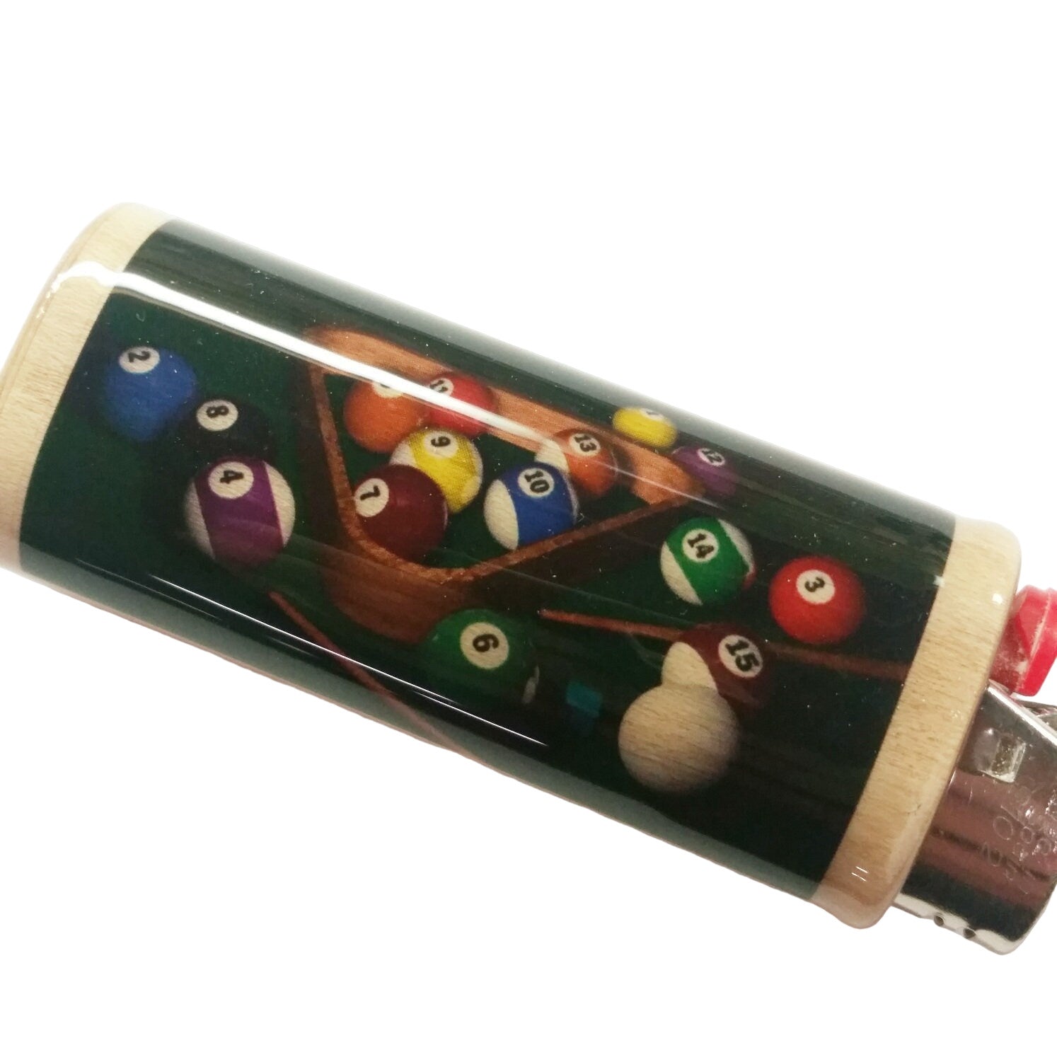 pool ball design on a white background