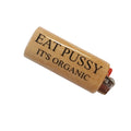 Funny Adult Wooden Lighter Case – “Eat Pussy It’s Organic” Fits Bic Lighters Sleeve Cover Holder