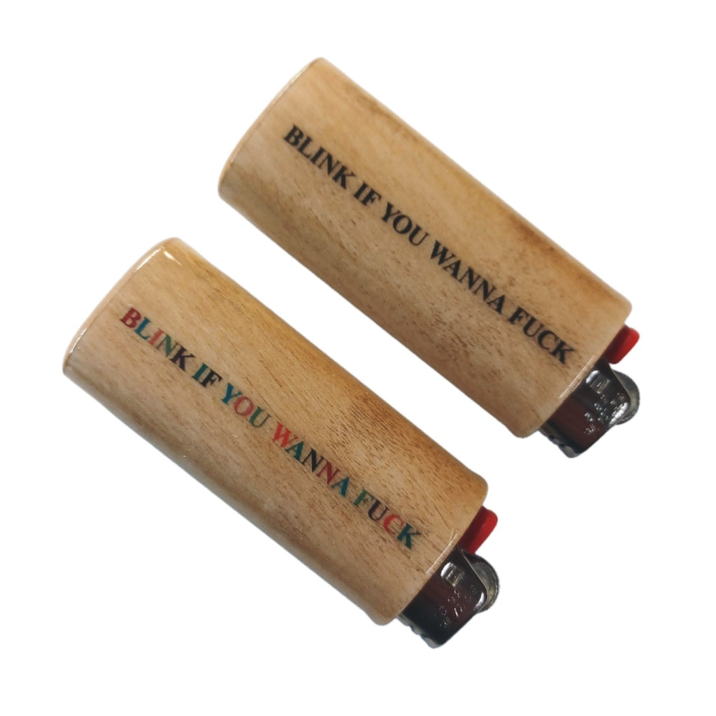 blink if you wanna fuck lighter holder