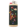 Lighter with pool ball design on a white background