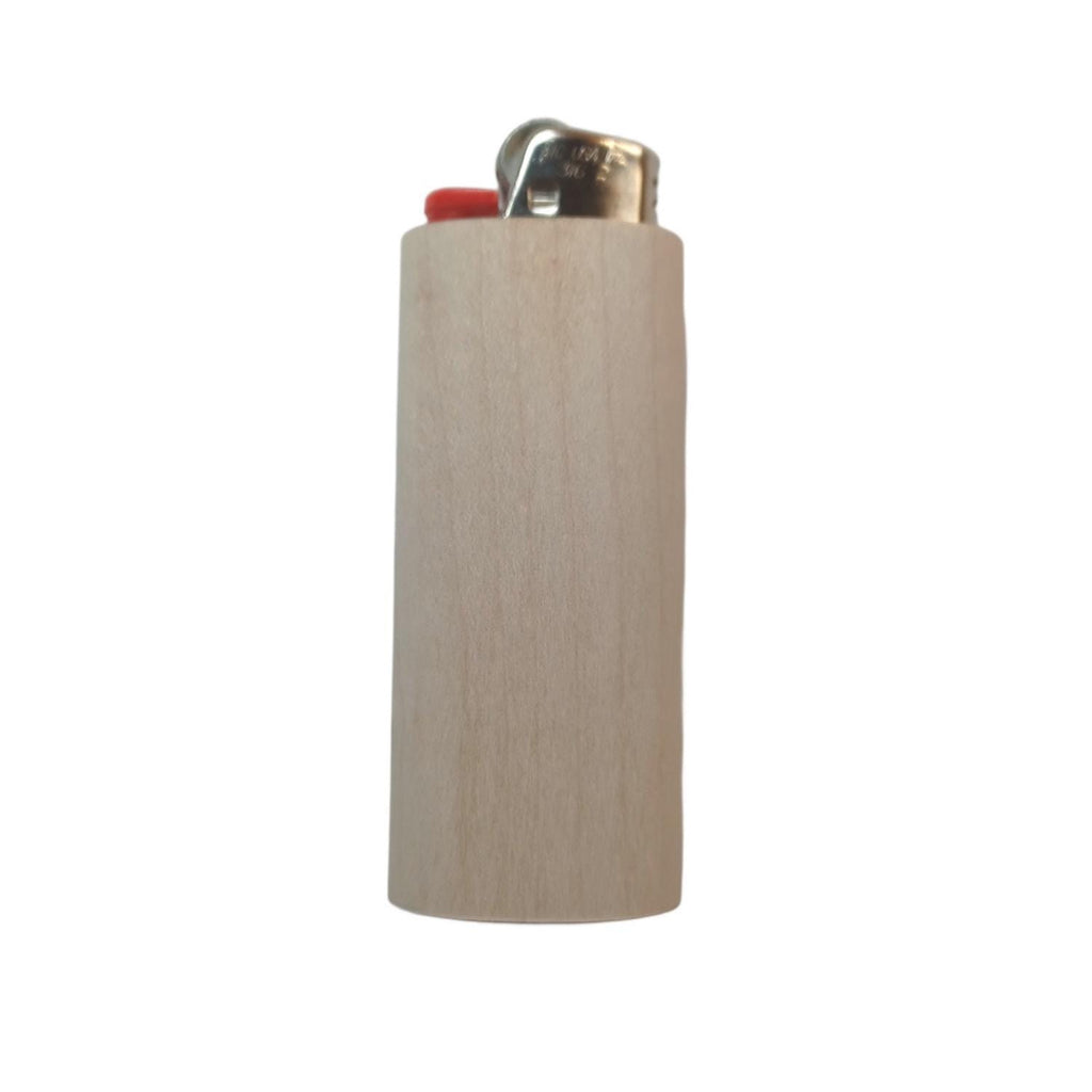 DIY Unfinished Wholesale Bulk Wood Lighter Fits Bic Case Holder Sleeve Cover