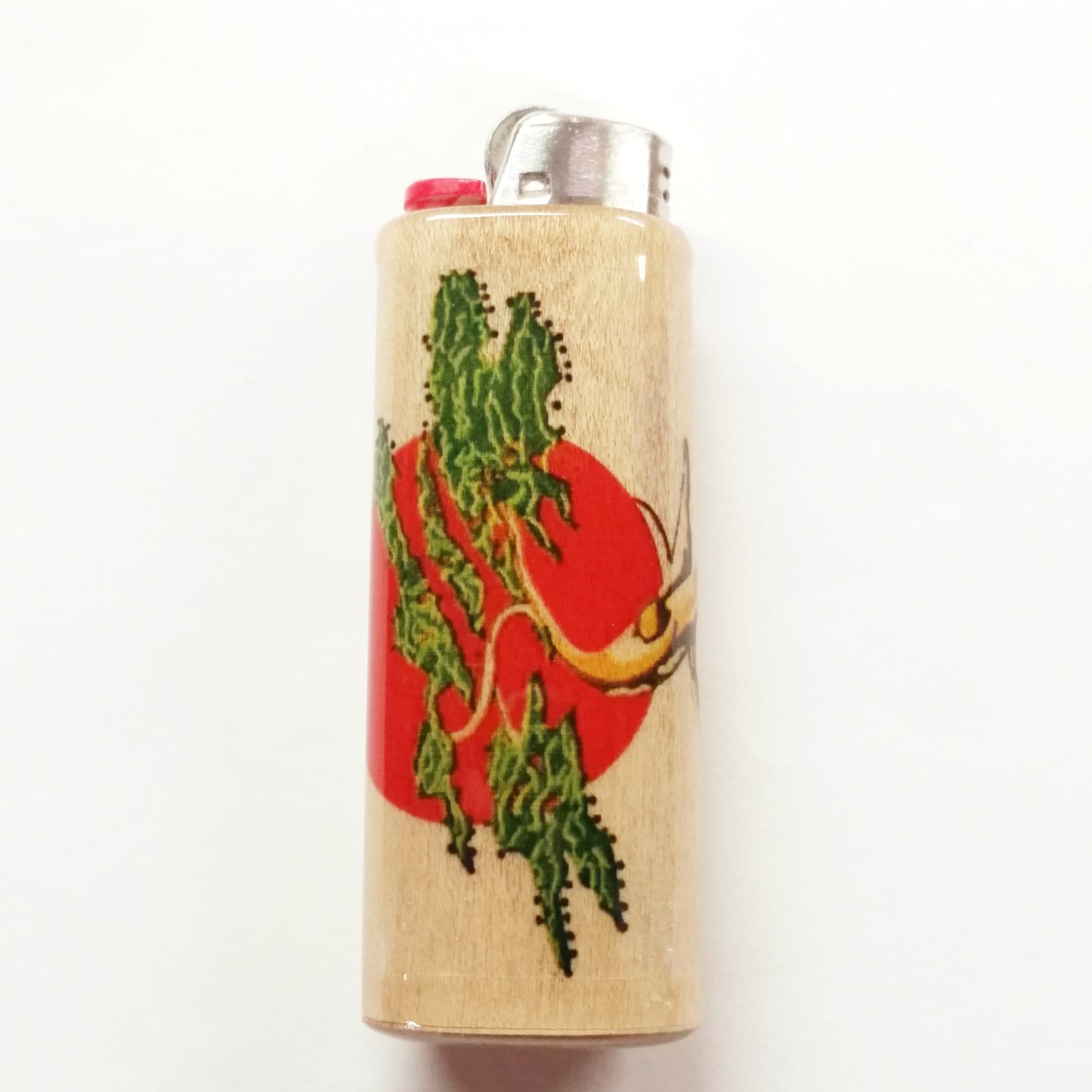 Lighter with a design of a Bonsai Tree