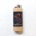 Lighter with Sagittarius zodiac design on a white background