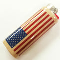 American Flag USA Flag Fits Bic Lighters Wood Holder Cover Sleeve Case