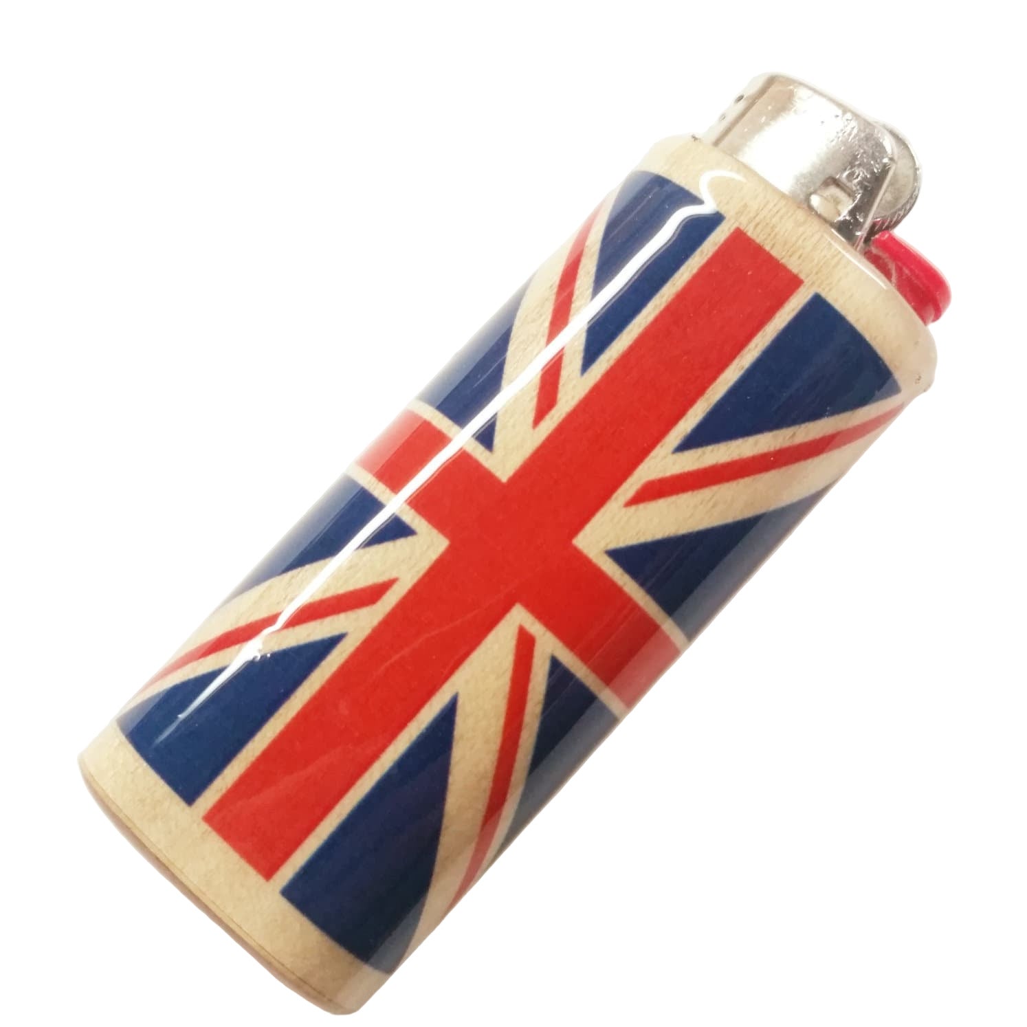 Lighter with Union Jack design on a white background
