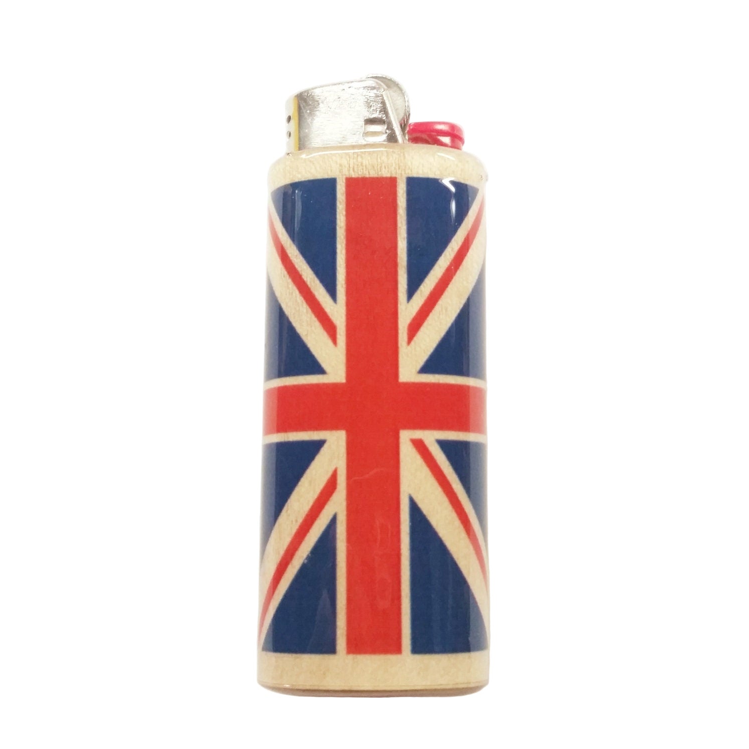 Lighter with a Union Jack design on a white background