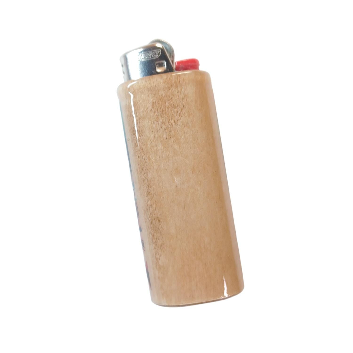Dog Stoned Smoking Joint Fits Bic Lighters Case Holder Sleeve Cover