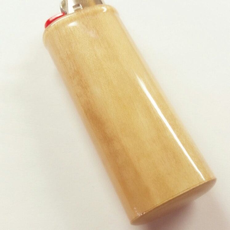 Bumblebee Bee Bombus Fits Bic Lighters Wood Holder Cover Sleeve Case